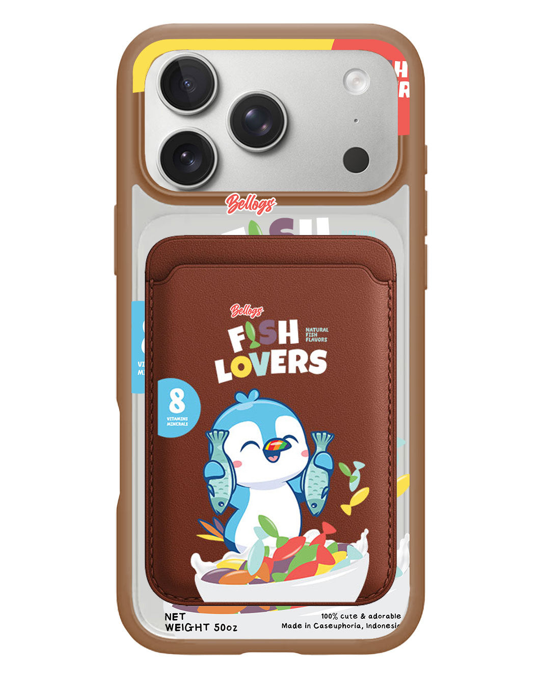 iPhone Magnetic Wallet Case - Fish Lovers