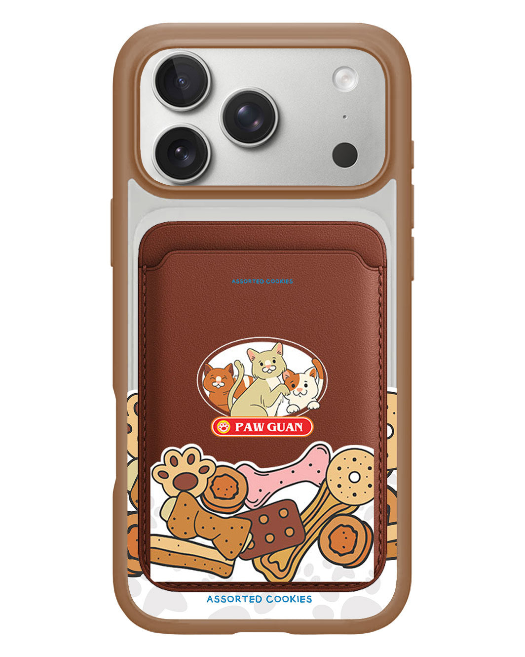 iPhone Magnetic Wallet Case - Pawguan Cat