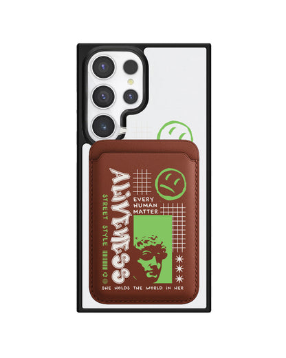 Android Magnetic Wallet Case - Alive