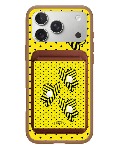 iPhone Magnetic Wallet Case - Honey