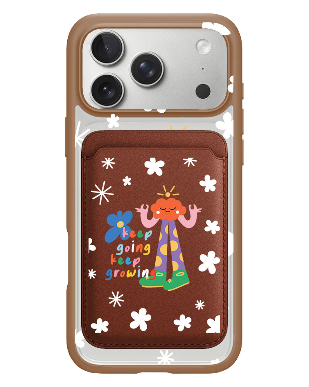 iPhone Magnetic Wallet Case - Keep Growing