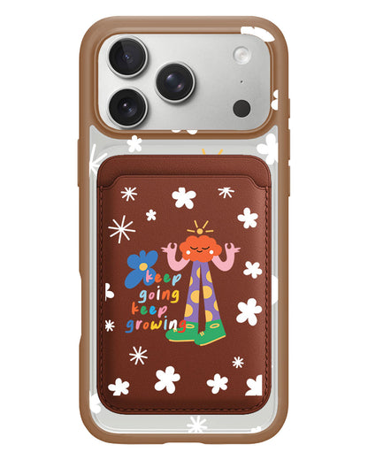iPhone Magnetic Wallet Case - Keep Growing
