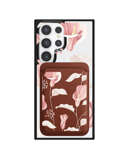 Android Magnetic Wallet Case - Easter Lily