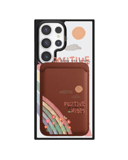 Android Magnetic Wallet Case - Positive Vibes