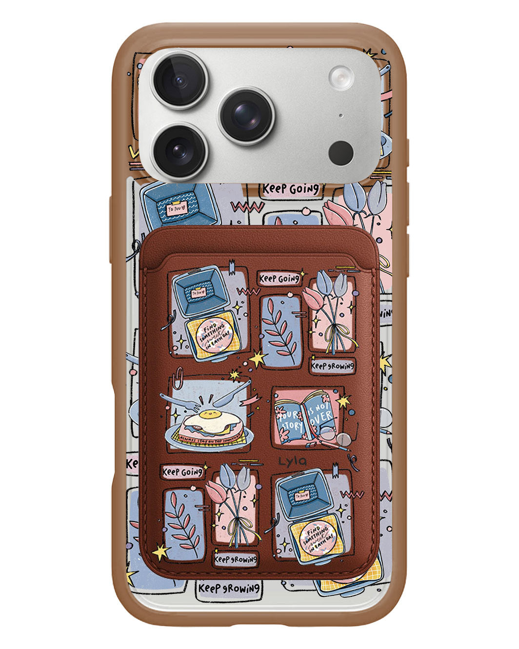 iPhone Magnetic Wallet Case - Grow (Sunnysidearteu)
