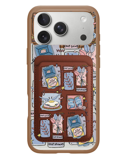 iPhone Magnetic Wallet Case - Grow (Sunnysidearteu)