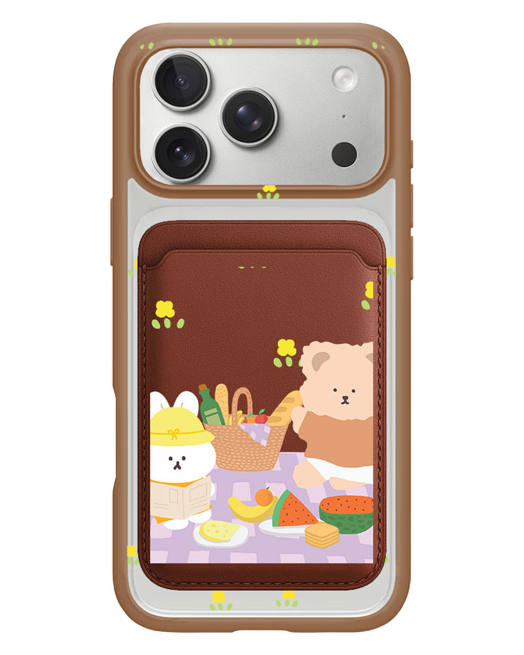 iPhone Magnetic Wallet Case - Picnic Lilac