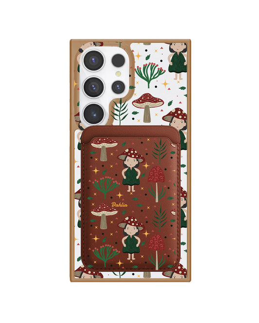 Android Magnetic Wallet Case - Lost in the Forest 2.0