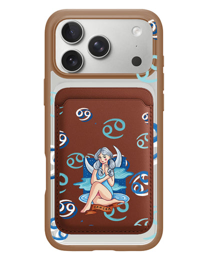 iPhone Magnetic Wallet Case - Cancer
