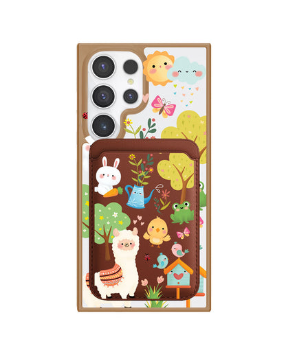 Android Magnetic Wallet Case - Spring