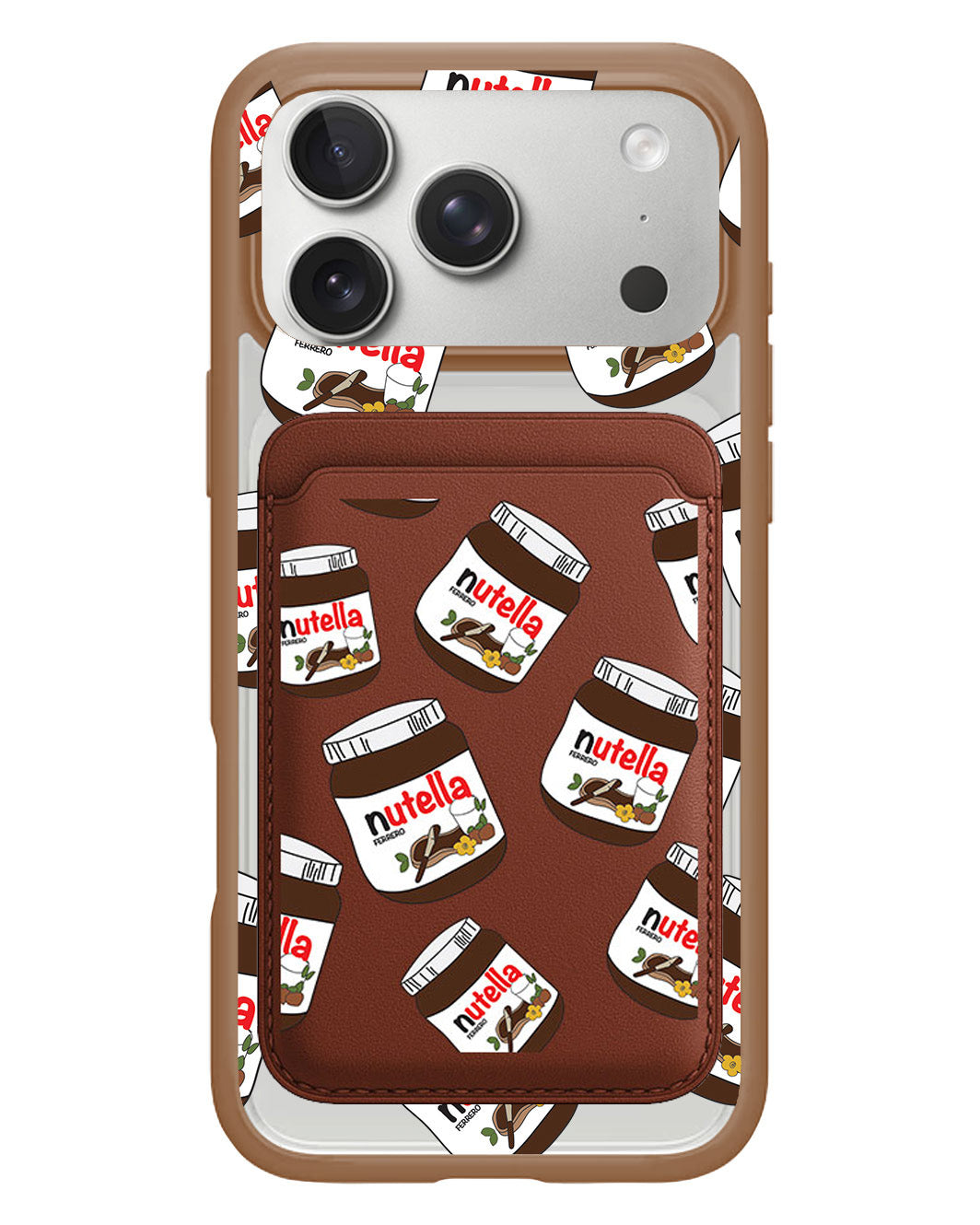iPhone Magnetic Wallet Case - Nutella