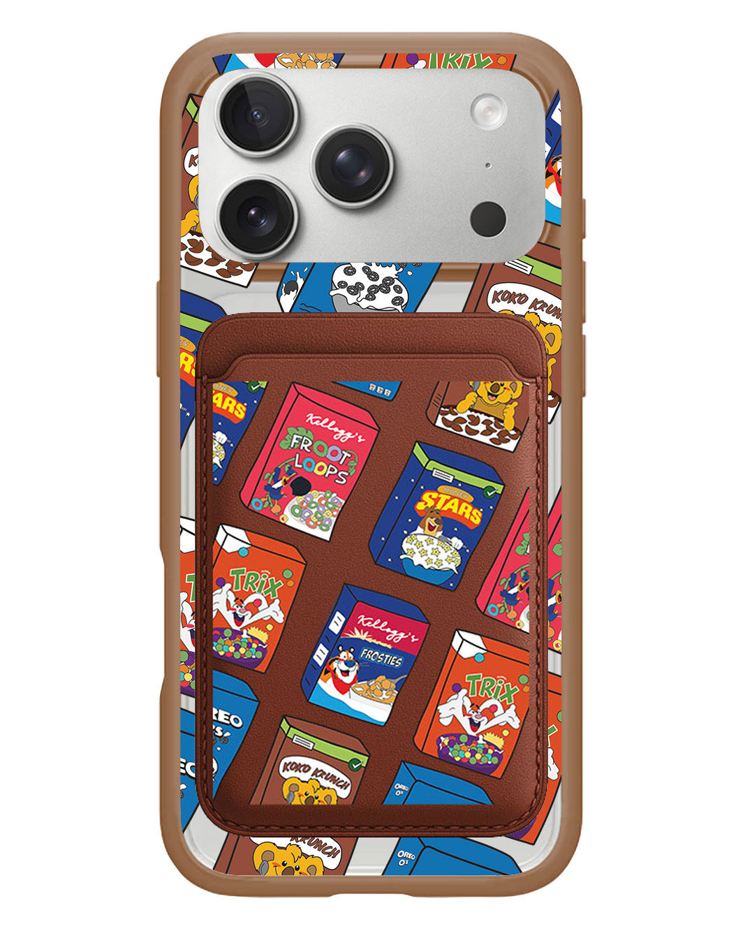 iPhone Magnetic Wallet Case - Cereal Boxes 2.0