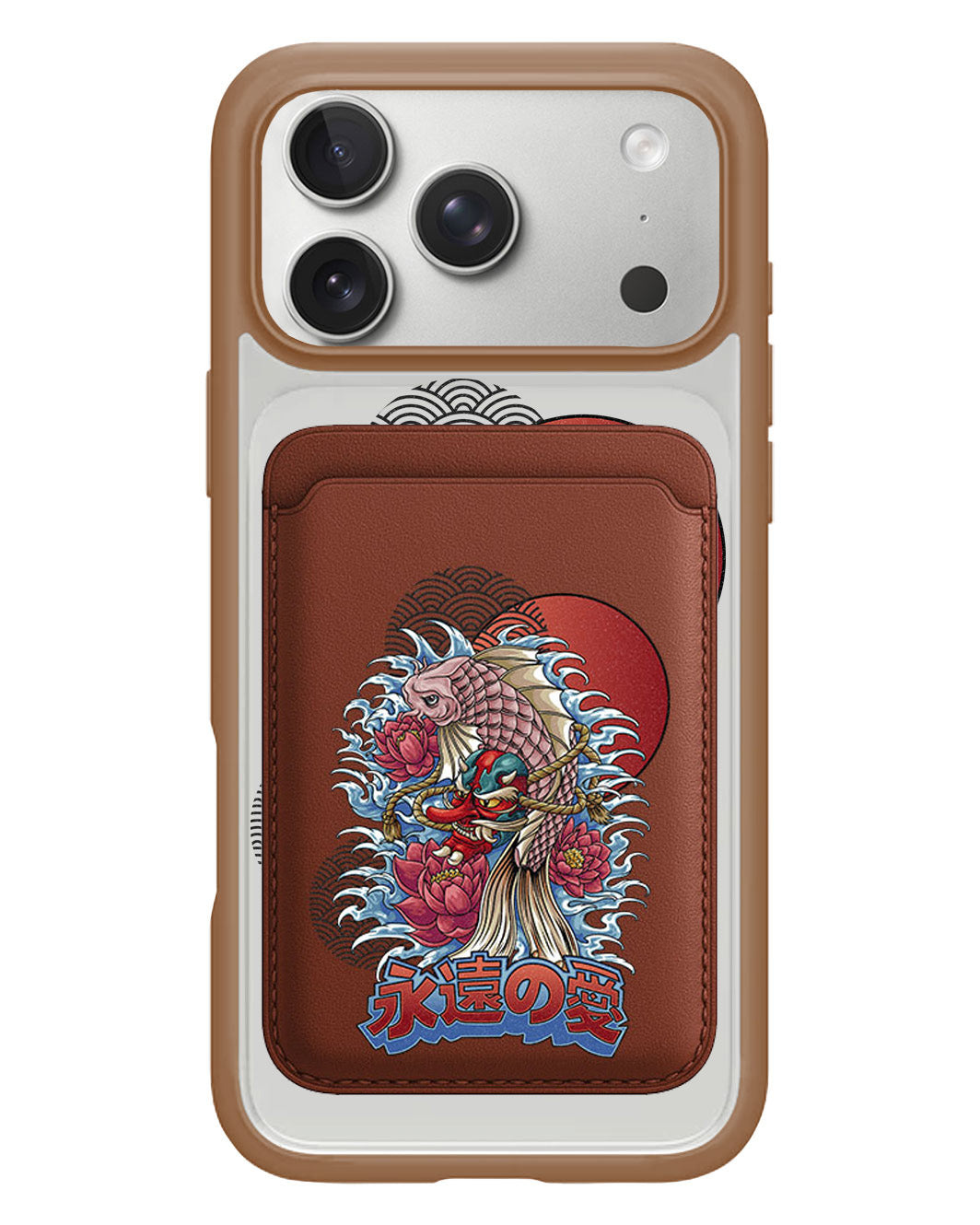 iPhone Magnetic Wallet Case - Oni Koi