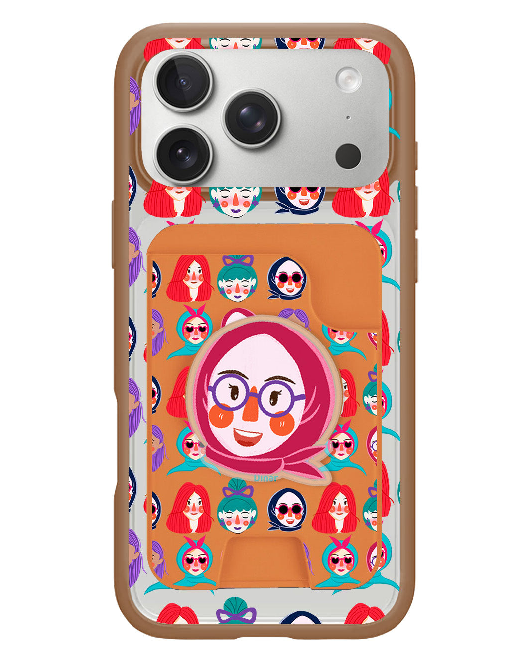 iPhone Magpop Wallet - Cute Sweety Faces