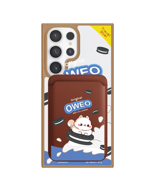 Android Magnetic Wallet Case - Oweo Dog