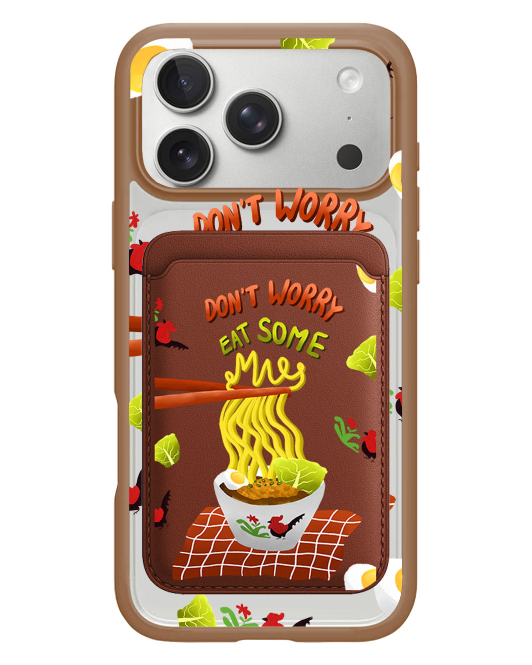 iPhone Magnetic Wallet Case - Go Eat Some Mie