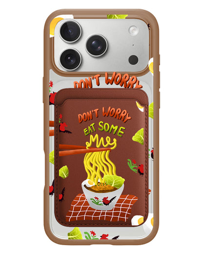 iPhone Magnetic Wallet Case - Go Eat Some Mie
