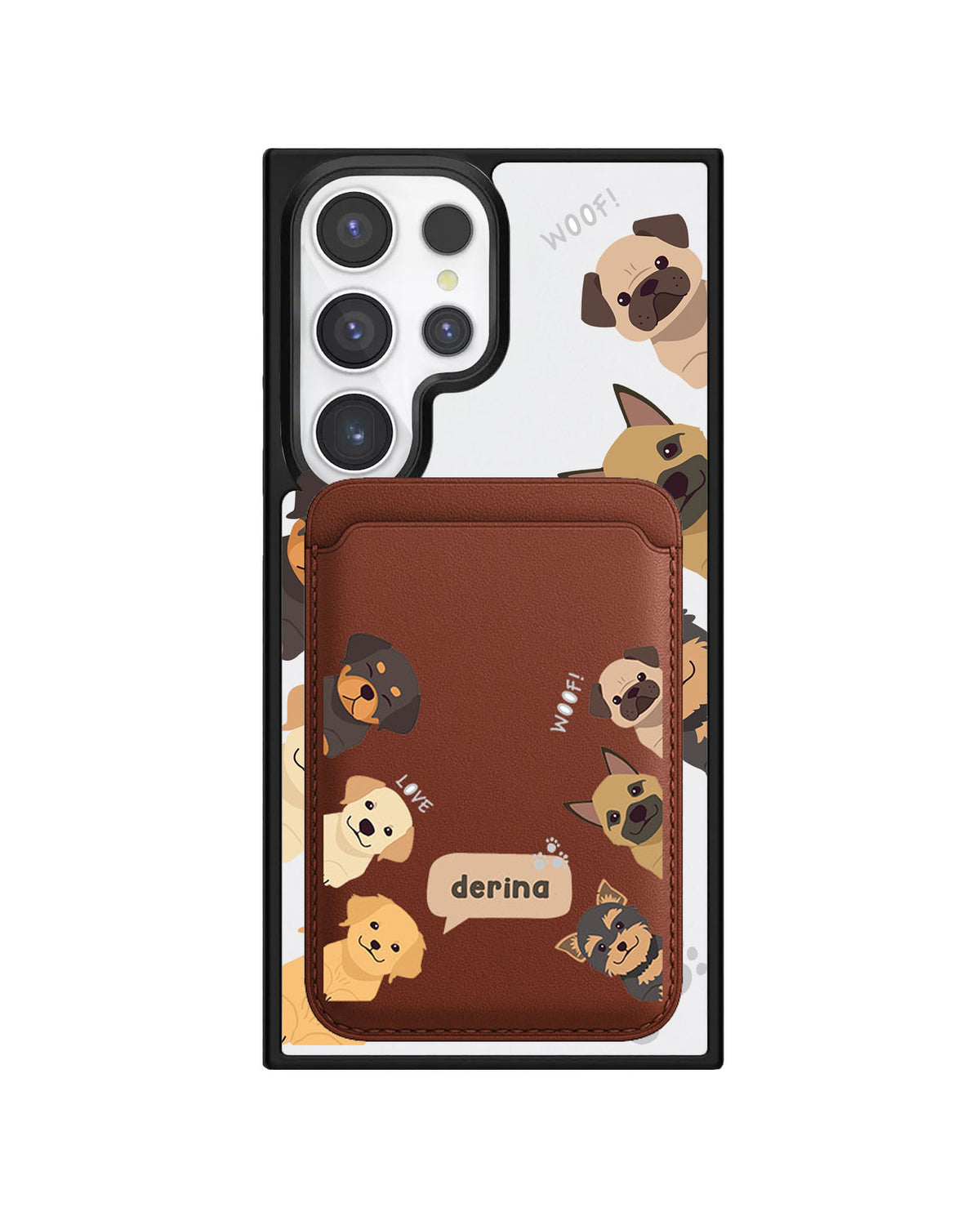 Android Magnetic Wallet Case - Ruff Family