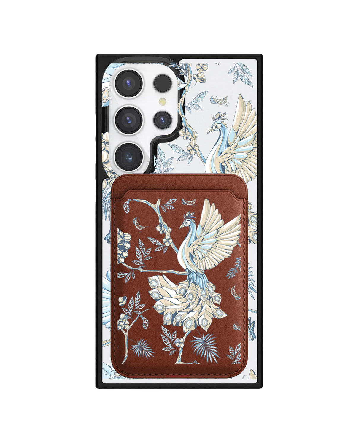 Android Magnetic Wallet Case - Peacock 5.0