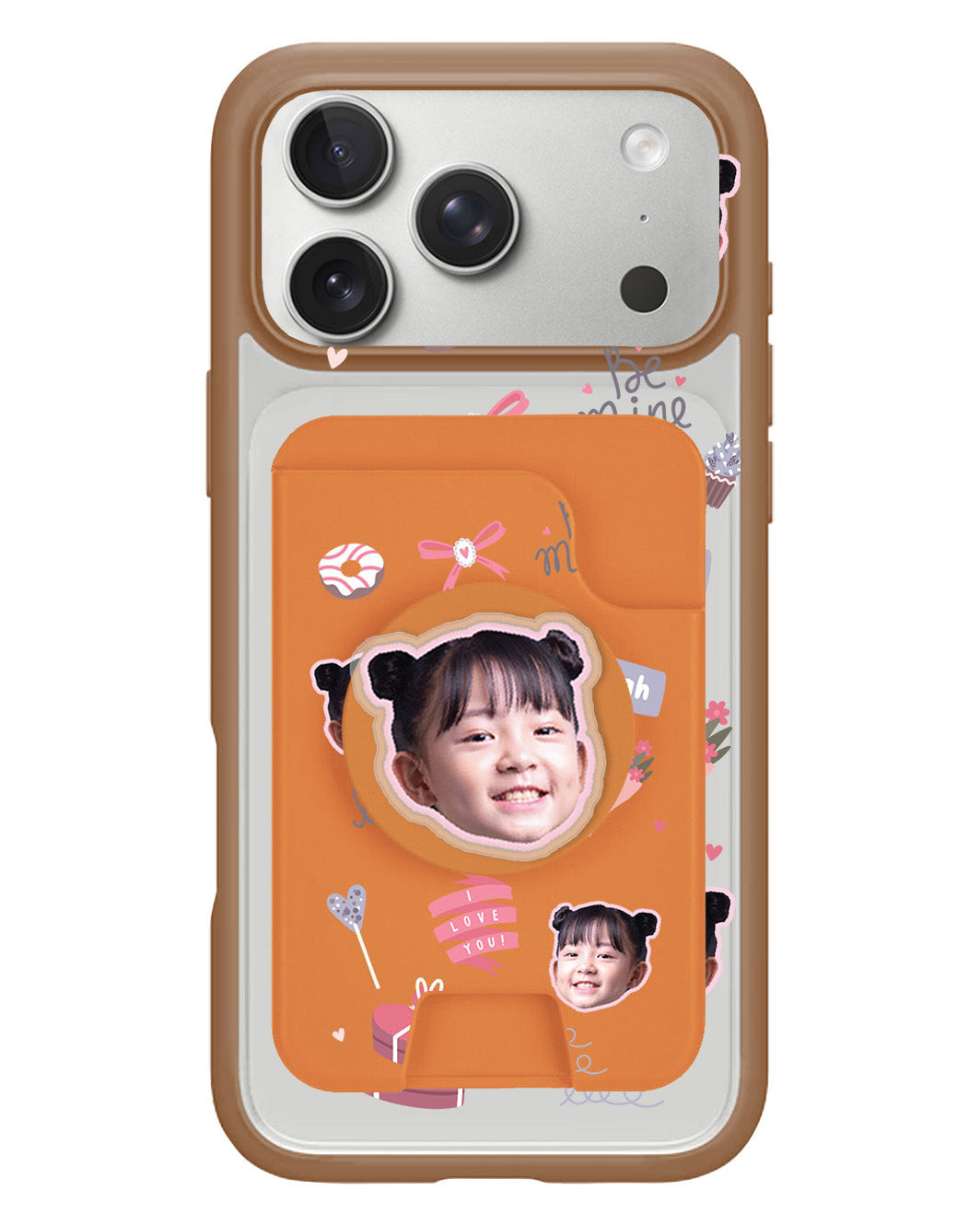 iPhone Magpop Wallet - Face Grid Lovely
