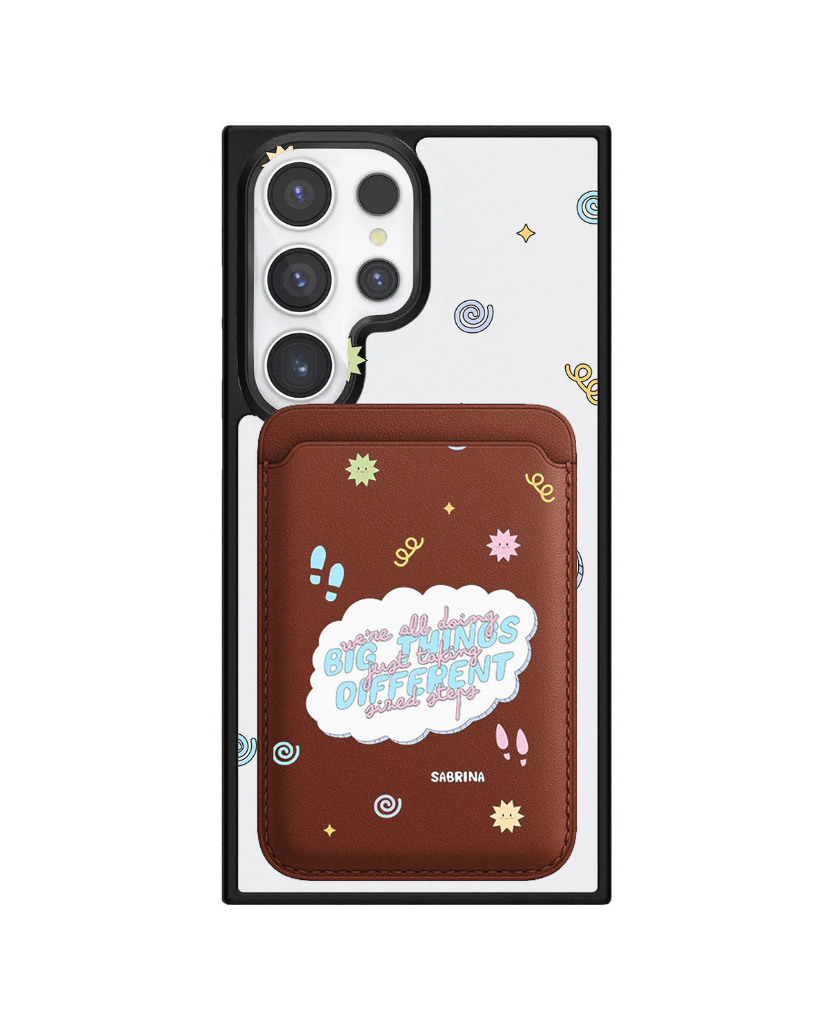 Android Magnetic Wallet Case - Different Steps