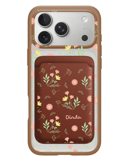 iPhone Magnetic Wallet Case - Dandelion