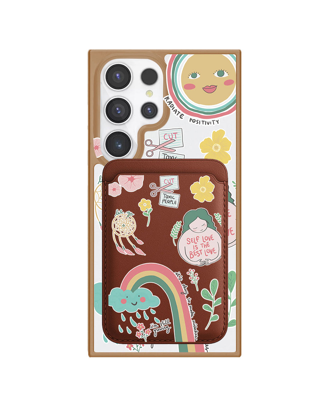 Android Magnetic Wallet Case - Self Love
