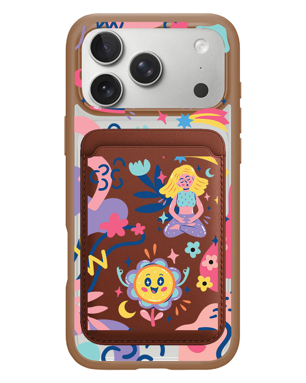 iPhone Magnetic Wallet Case - Heather