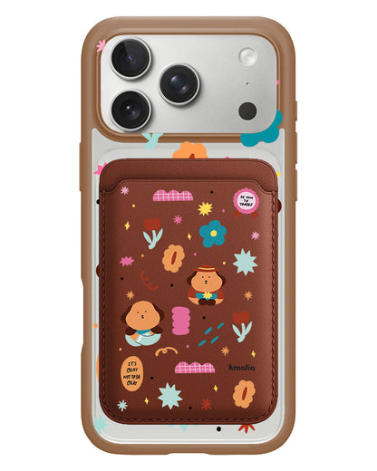 iPhone Magnetic Wallet Case - Selflove Garden