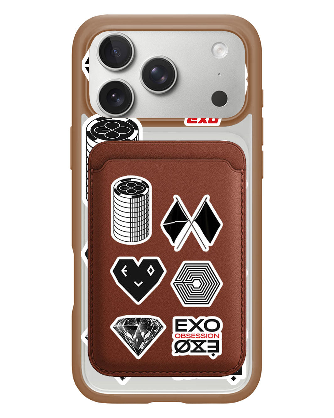 iPhone Magnetic Wallet Case - EXO Sticker Pack