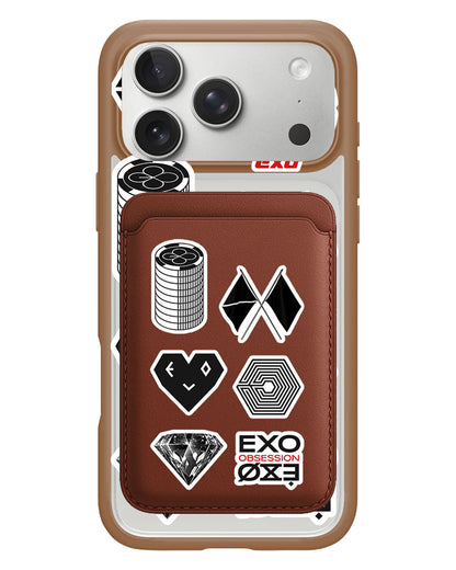 iPhone Magnetic Wallet Case - EXO Sticker Pack