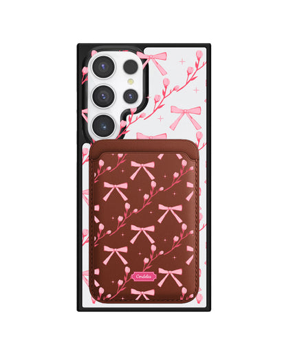 Android Magnetic Wallet Case - Coquette Floral