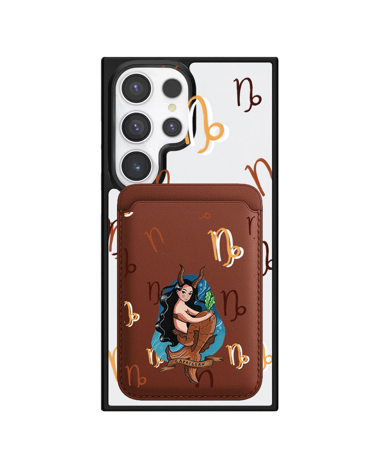 Android Magnetic Wallet Case - Capricorn