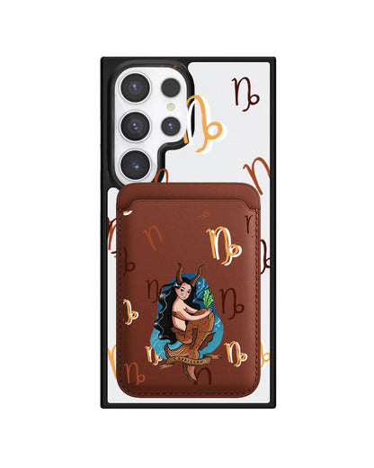 Android Magnetic Wallet Case - Capricorn