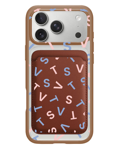 iPhone Magnetic Wallet Case - Seventeen Monogram