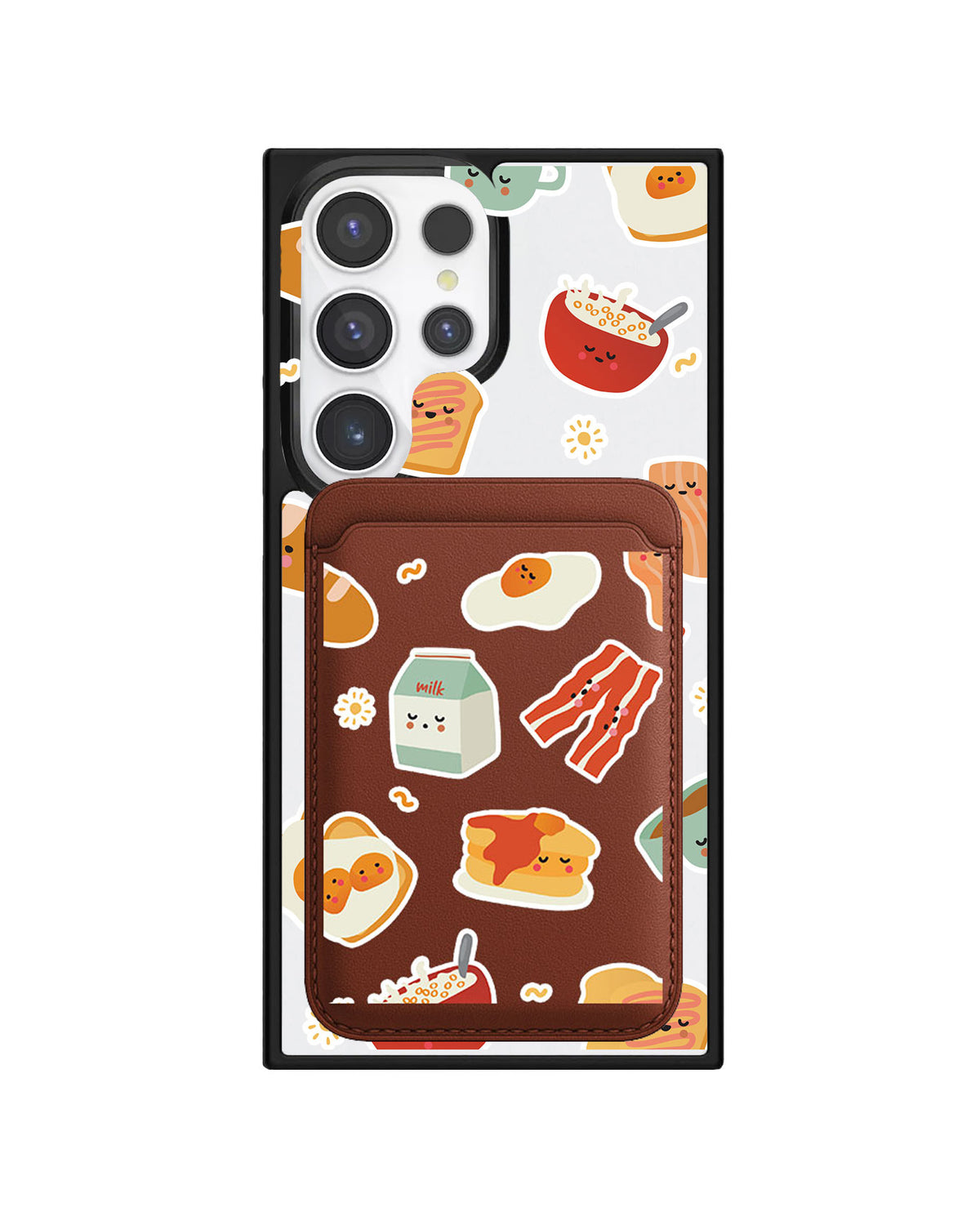 Android Magnetic Wallet Case - English Breakfast