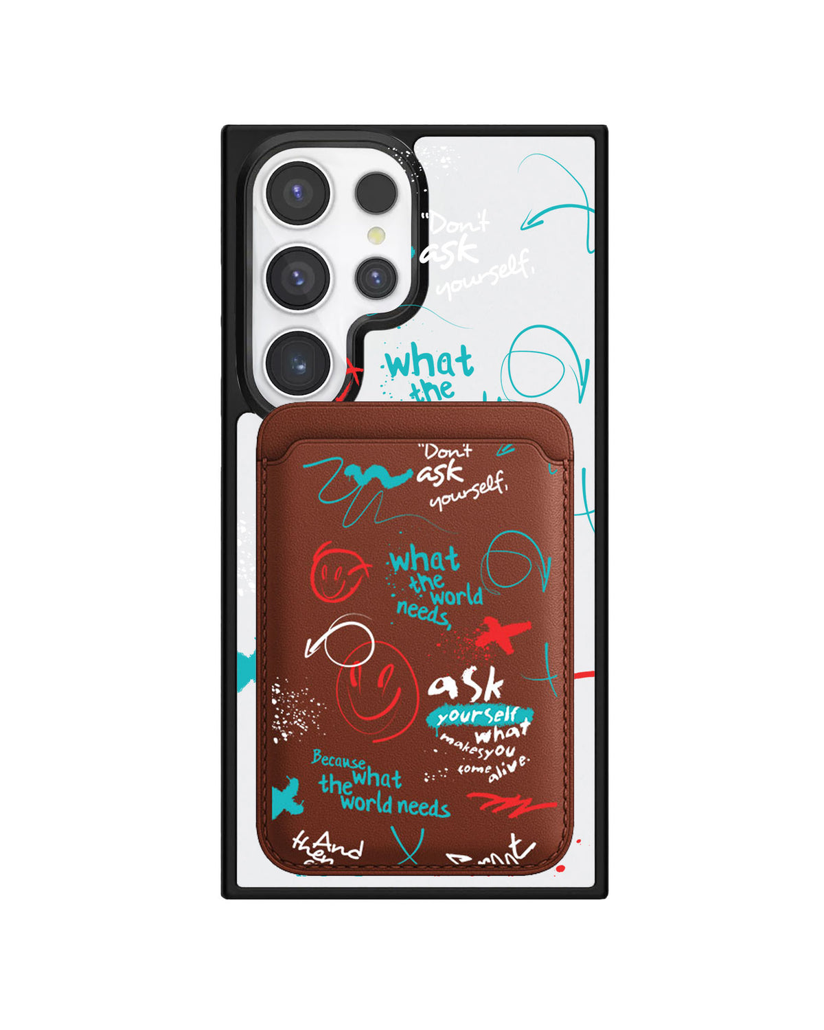 Android Magnetic Wallet Case - Graffiti 2.0
