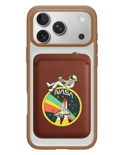 iPhone Magnetic Wallet Case - Nasa