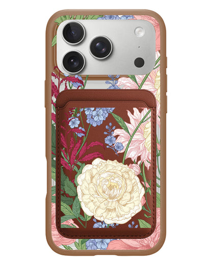 iPhone Magnetic Wallet Case - July Delphinium