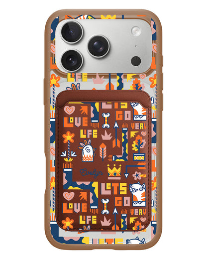 iPhone Magnetic Wallet Case - Life in Colour
