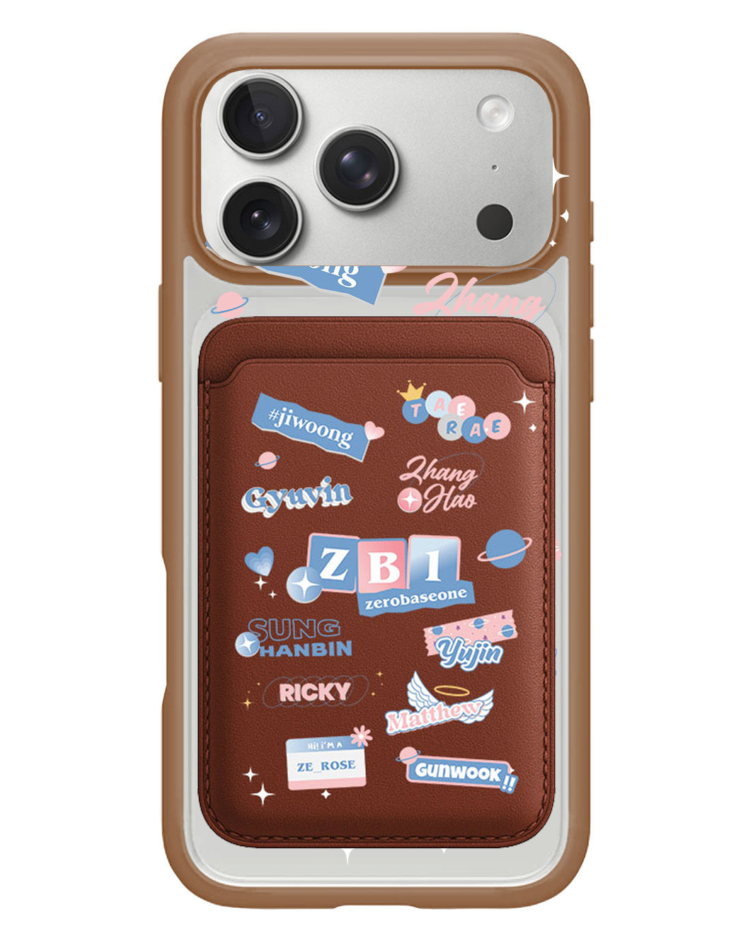 iPhone Magnetic Wallet Case - Zerobaseone Members