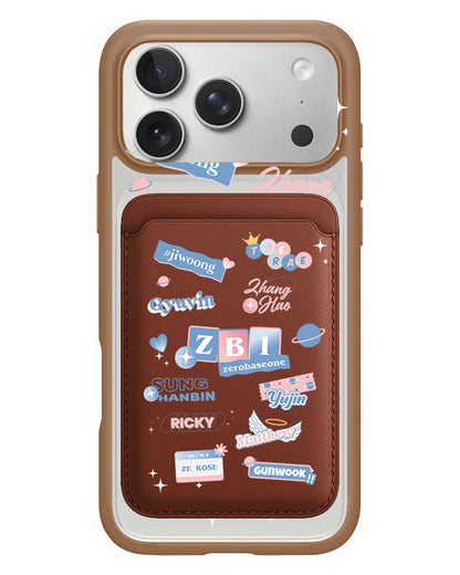 iPhone Magnetic Wallet Case - Zerobaseone Members