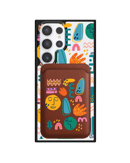 Android Magnetic Wallet Case - Silent Art
