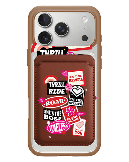 iPhone Magnetic Wallet Case - The Boyz Song Sticker Pack