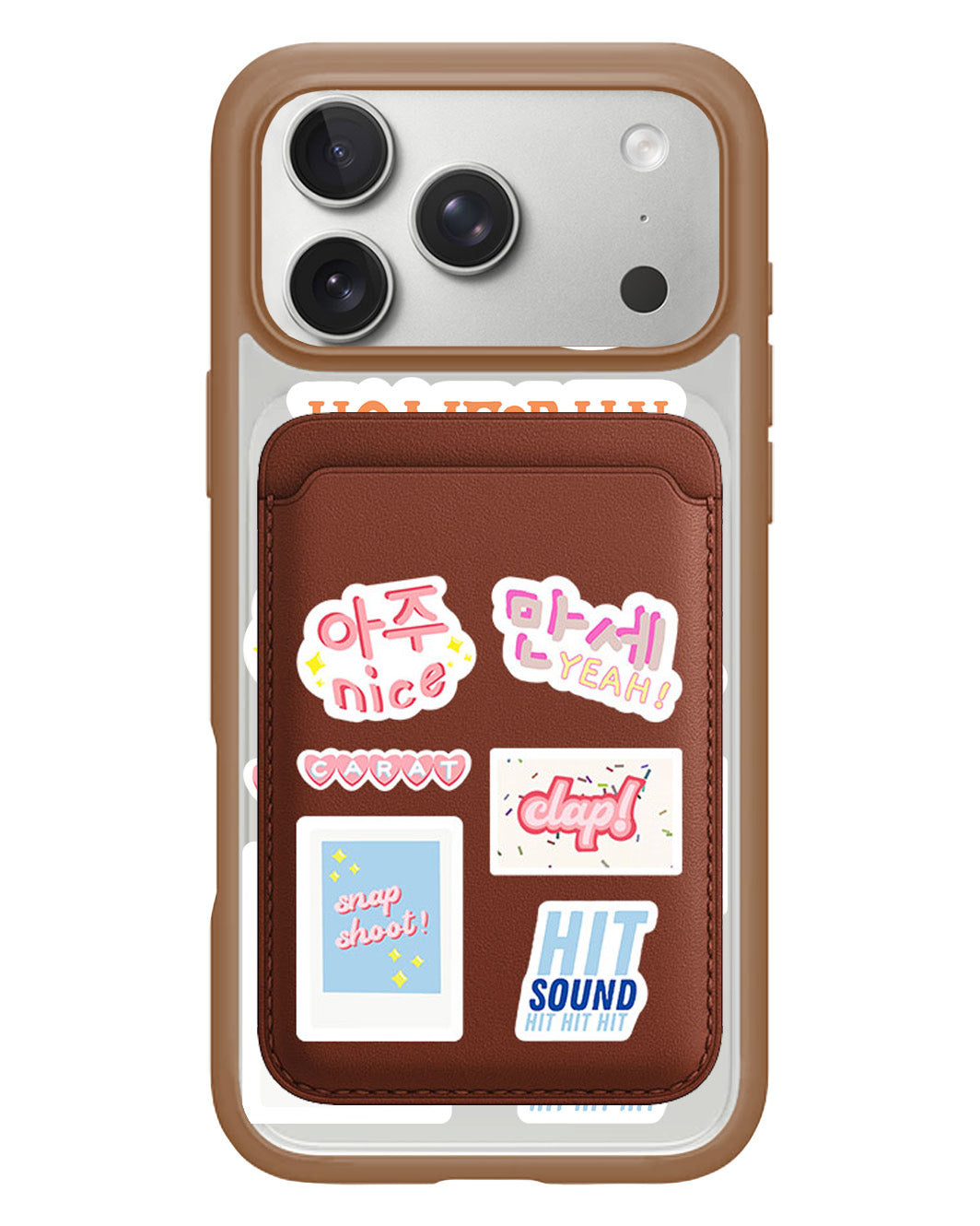 iPhone Magnetic Wallet Case - Seventeen Sticker Pack