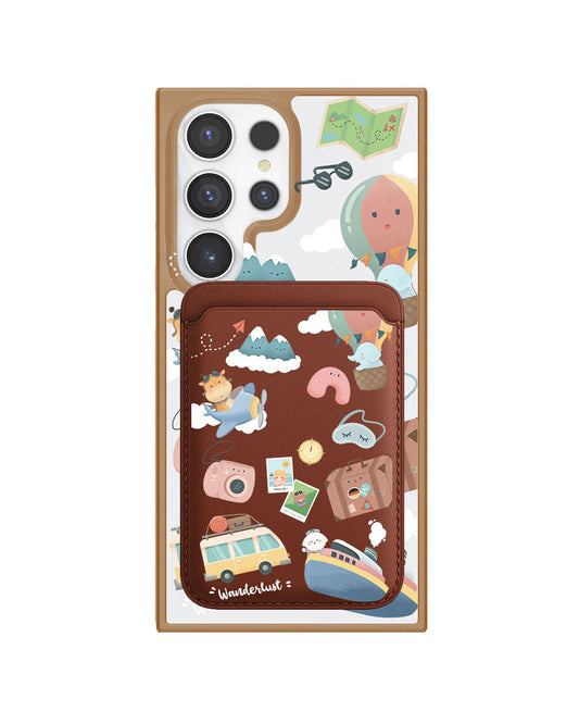 Android Magnetic Wallet Case - Travel