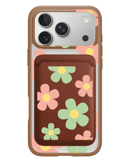 iPhone Magnetic Wallet Case - Daisy Spring