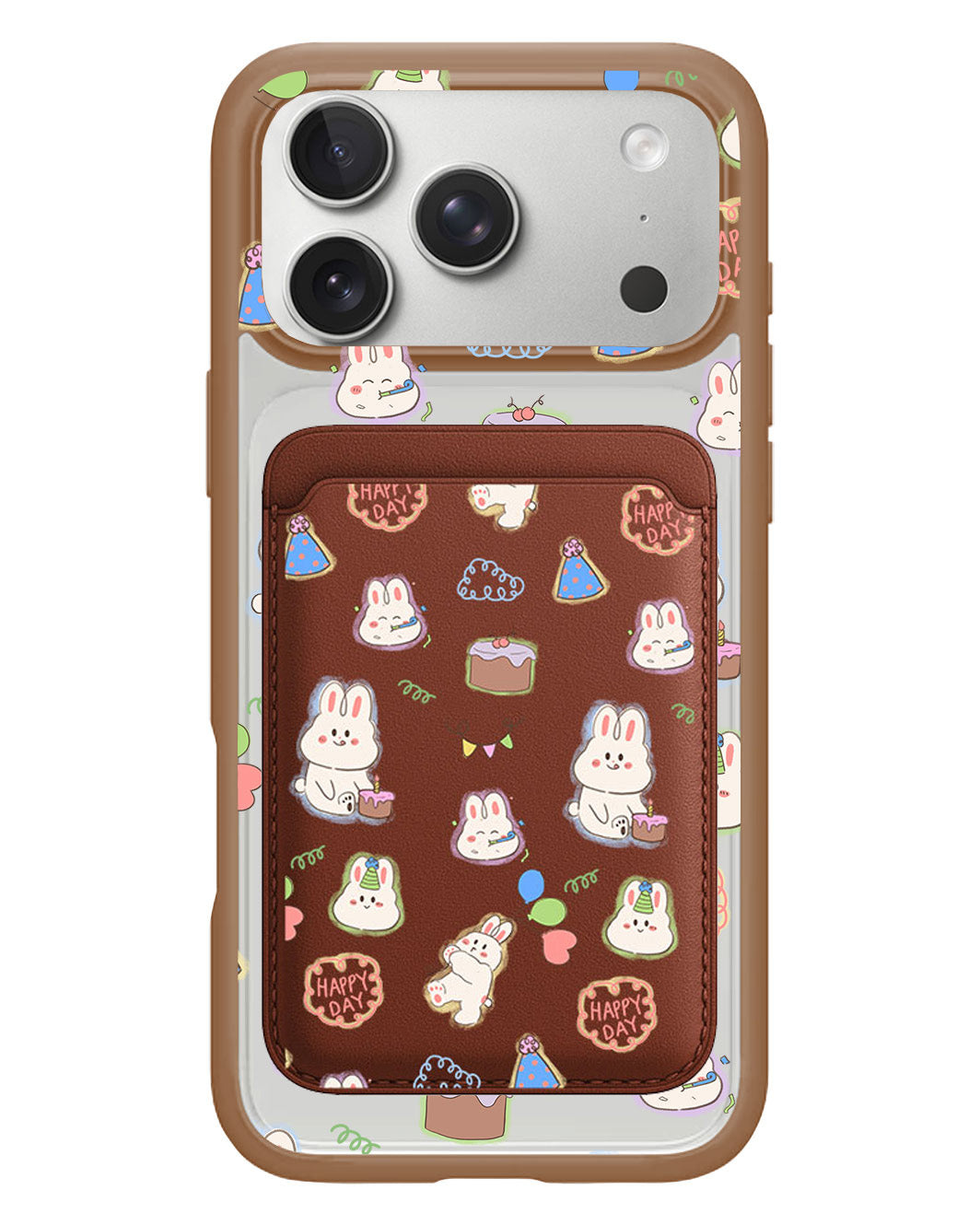 iPhone Magnetic Wallet Case - Fun Party