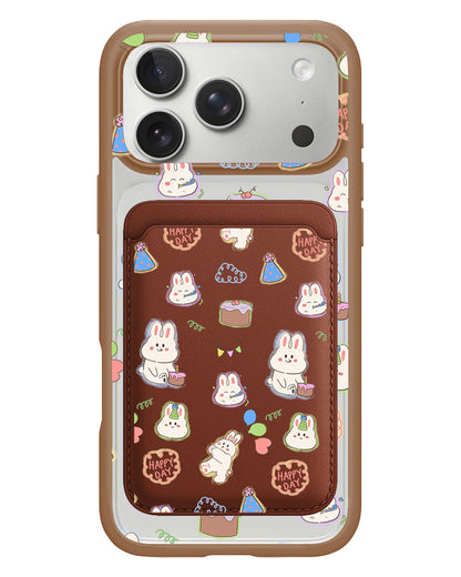 iPhone Magnetic Wallet Case - Fun Party