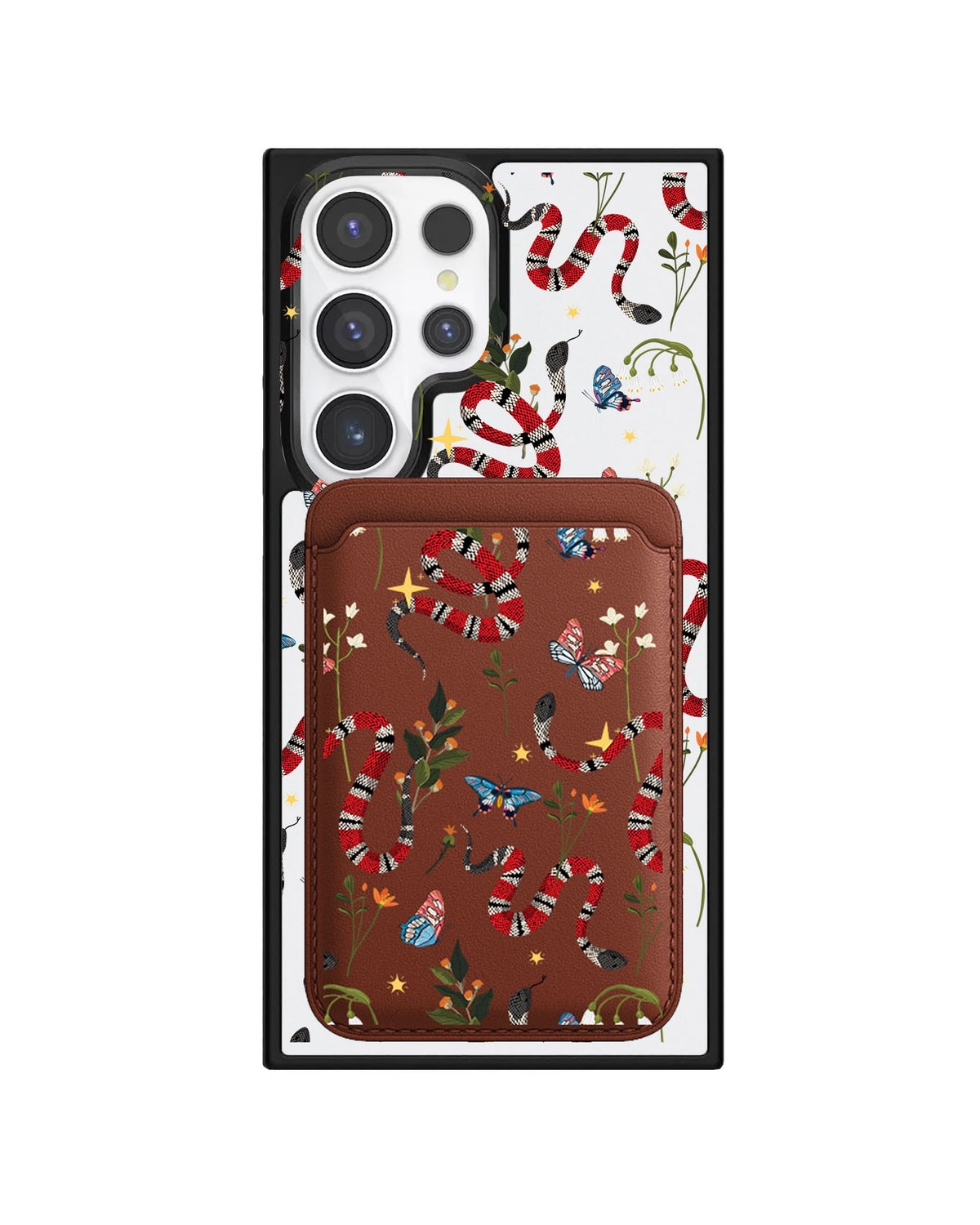 Android Magnetic Wallet Case - Serpente
